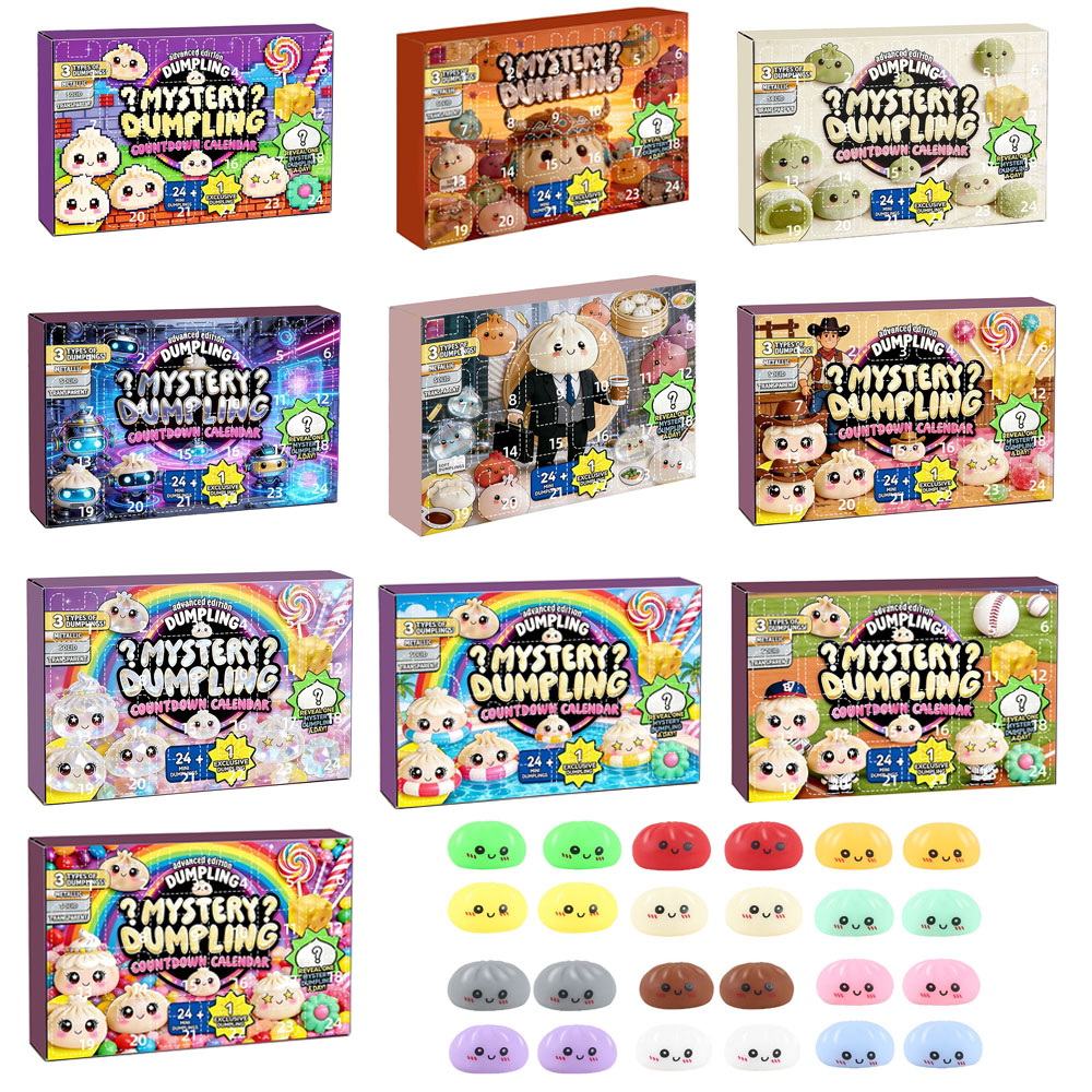 Desk Setup Kids - Kotak Kejutan Pangsit Kalender Hitung Mundur