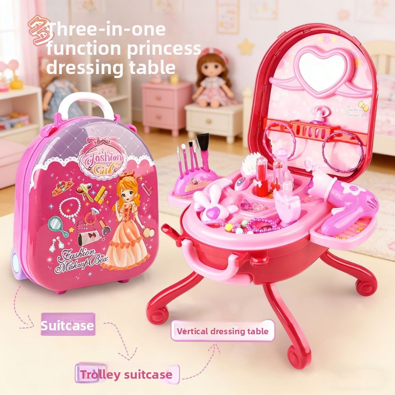 Desk Setup Kids - Set Permainan Keluarga Imitasi Anak-anak Kawaii