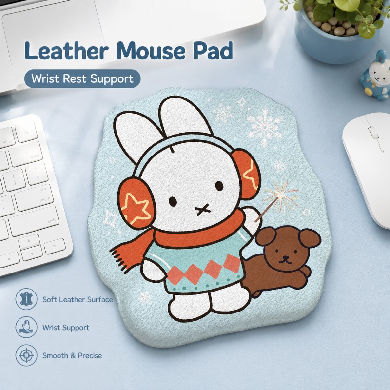 Desk Setup Design - Alas Mouse Kulit Anime Miffy dengan