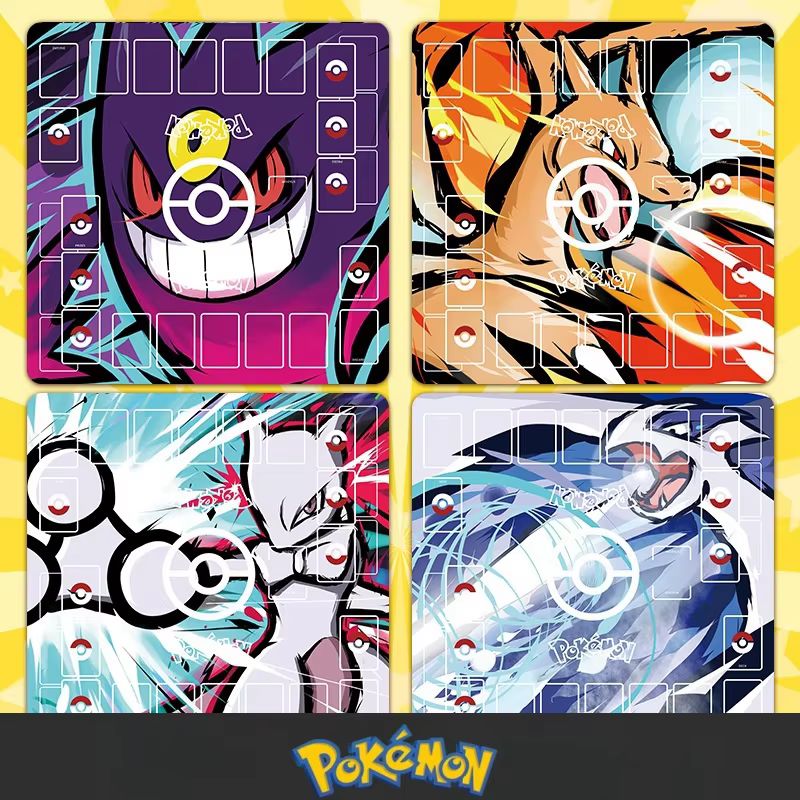 Desk Setup Kids - Alas Meja Permainan Pertarungan Kartu Pokemon