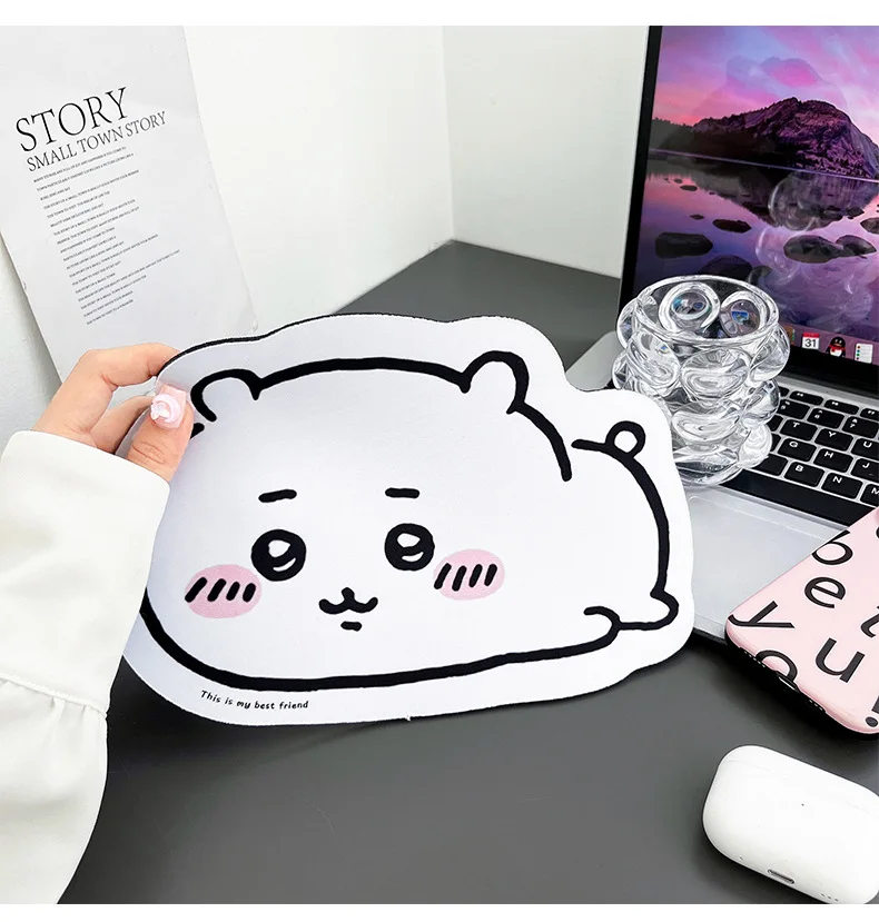 Chiikawa Kartun Jiyi Usagi Hac - Rubber Mat Desk ulasan dan harga