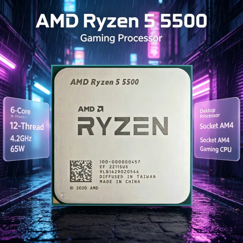 AMD Ryzen 5 5500 AM4 CPU Deskt - Amd Cpu Ryzen 5 ulasan dan harga