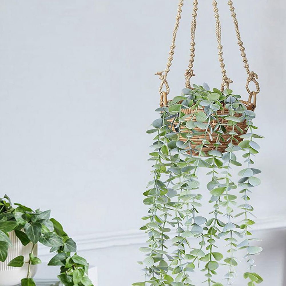 Tanaman Plastik Daun Eucalyptu - Desk Setup Plants ulasan dan harga
