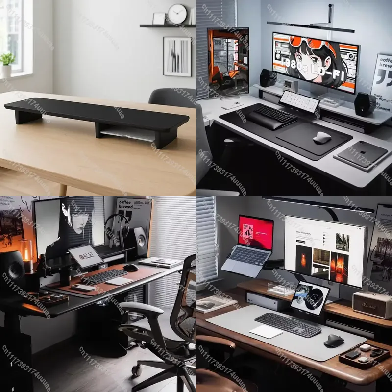 Penyangga Monitor Kayu Walnut  - Monitor Riser Wood ulasan dan harga