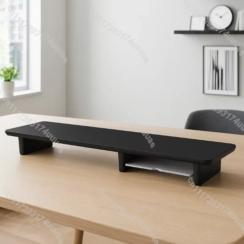 Penyangga Monitor Kayu Walnut  - Monitor Riser Wood ulasan dan harga