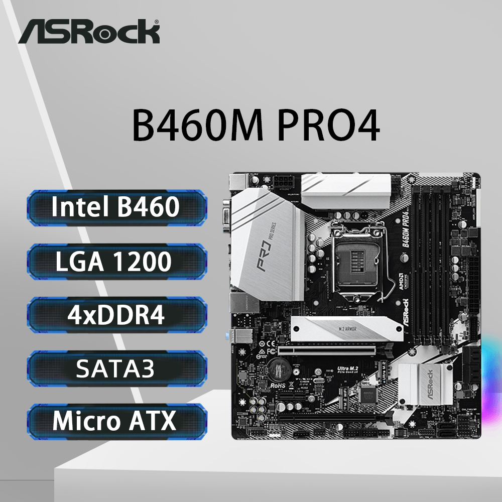 ASRock B460M PRO4 Motherboard  - Intel Cpu Core I5 ulasan dan harga