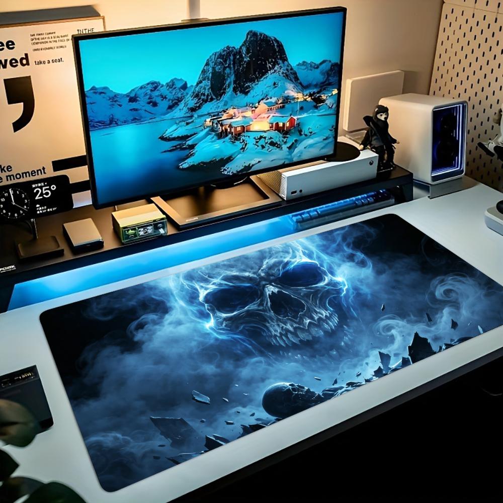 Alas Mouse Gaming Motif Tengko - Desk Setup Blue ulasan dan harga