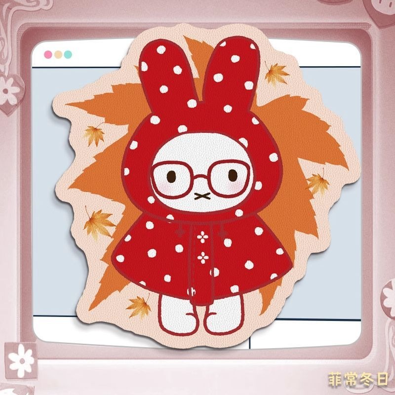 Alas Mouse Kulit Anime Miffy d - Desk Setup Design ulasan dan harga