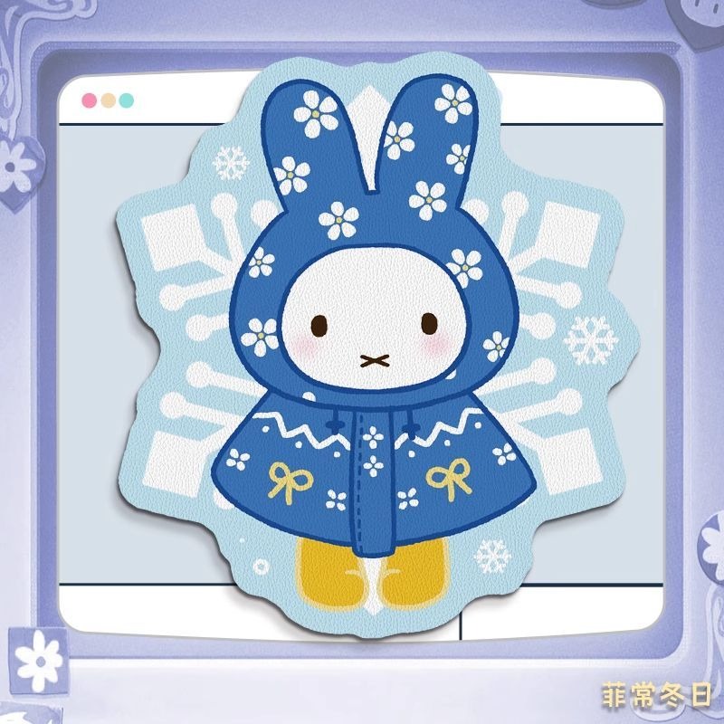 Alas Mouse Kulit Anime Miffy d - Desk Setup Design ulasan dan harga