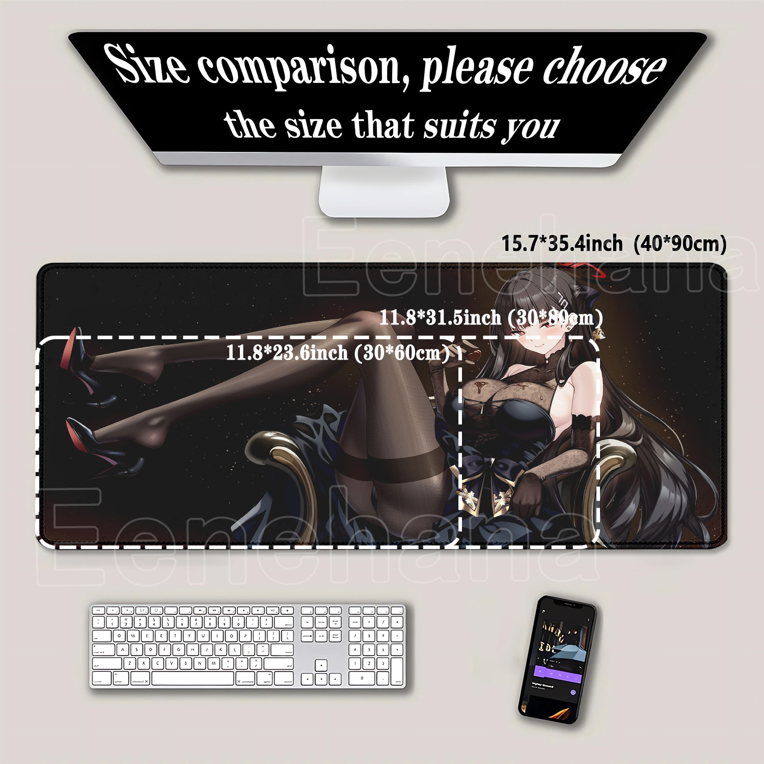 Alas Mouse Gaming Blue Archive - Desk Setup Blue ulasan dan harga