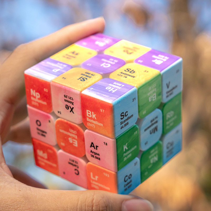 Tabel Periodik 3x3 Puzzle Kubu - Desk Setup Kids ulasan dan harga