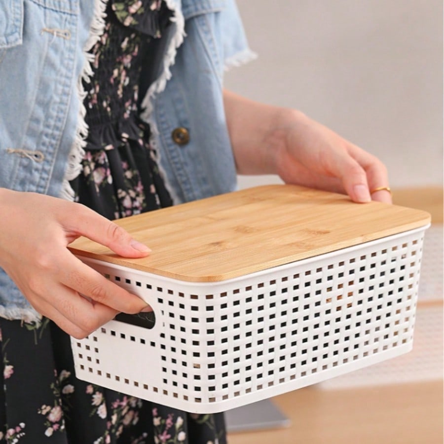 6 Paket Keranjang Penyimpanan  - Drawer Organizer Bamboo ulasan dan harga