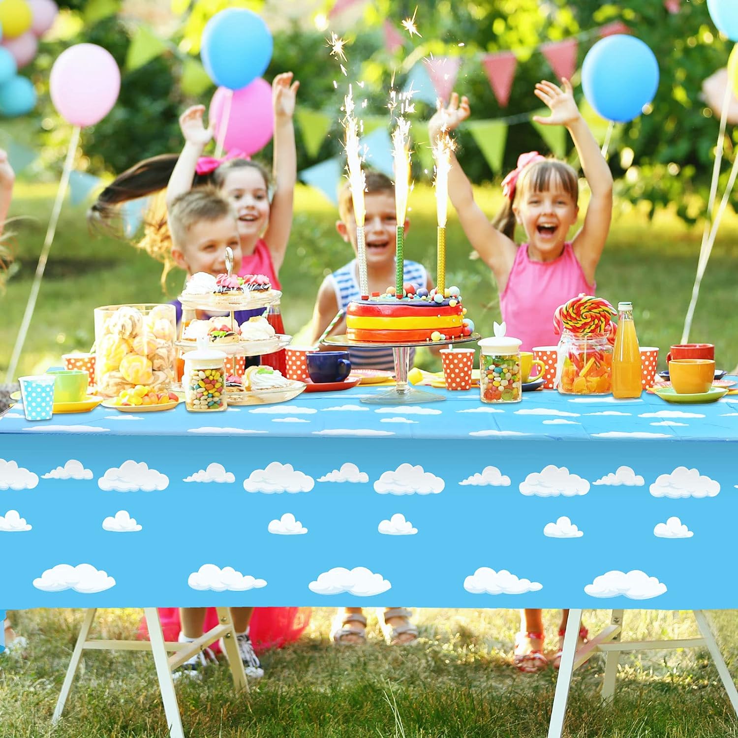 Taplak Meja Pesta Ulang Tahun  - Desk Setup Kids ulasan dan harga