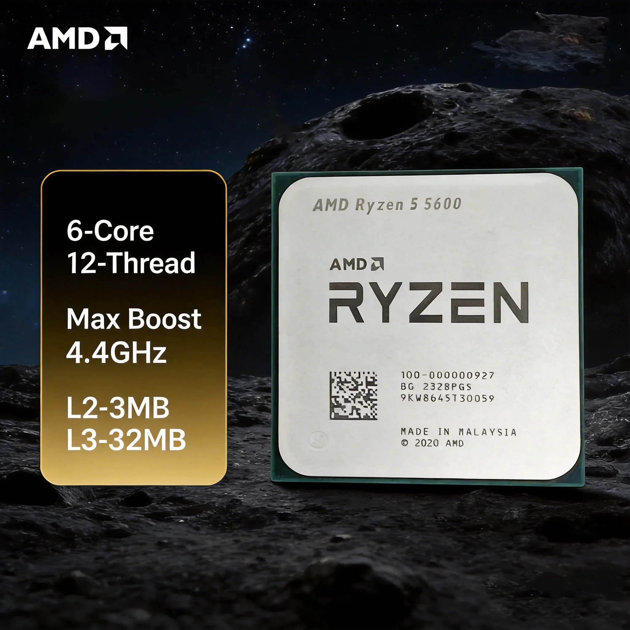 CPU AMD Ryzen 5 5600 6 Core 12 - Amd Cpu Ryzen 5 ulasan dan harga