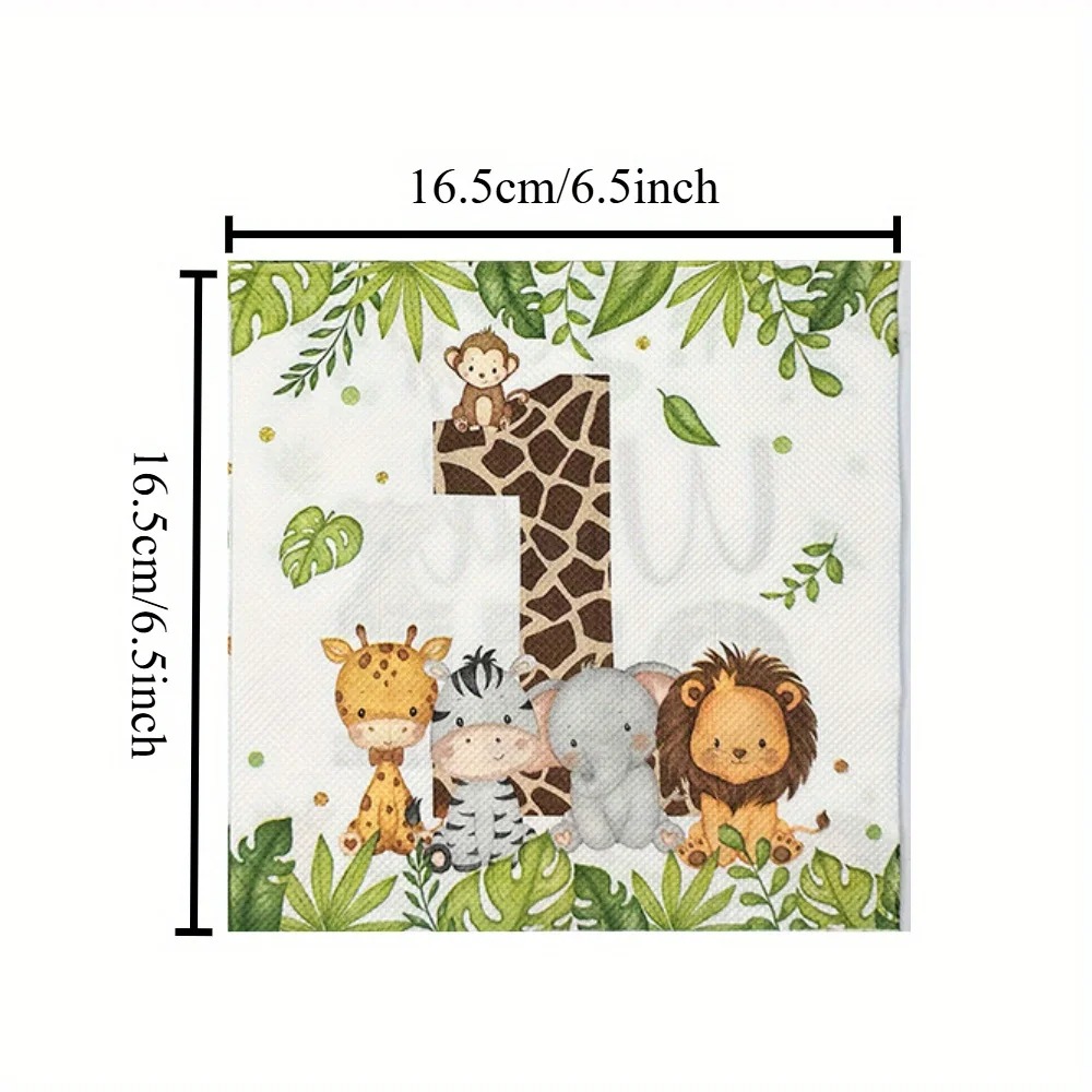 20Pcs/Bag Serbet Kertas Motif  - Desk Setup Kids ulasan dan harga