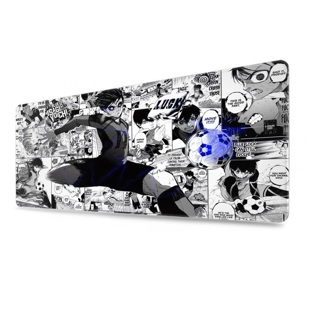 Hitam dan Putih Anime Mouse Pa - Desk Setup Blue ulasan dan harga
