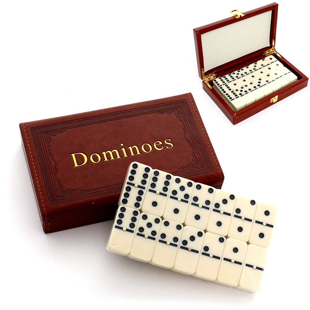 28Pcs Set Domino Resin Permain - Desk Setup Kids ulasan dan harga