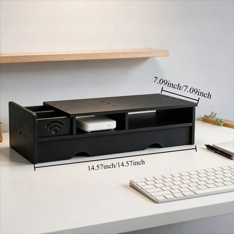 Kotak Penyimpanan Router WiFi  - Desk Setup Bedroom ulasan dan harga