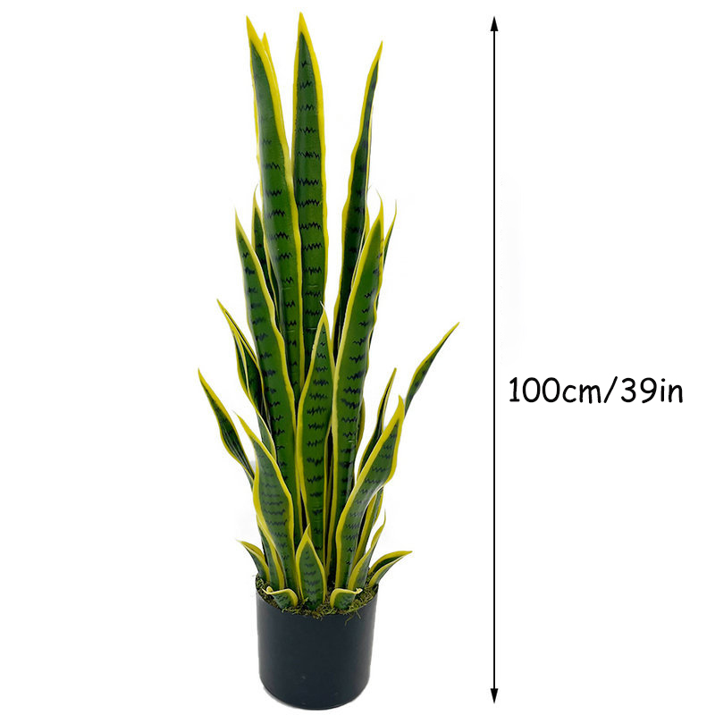 Tanaman Sansevieria Buatan 40- - Desk Setup Plants ulasan dan harga