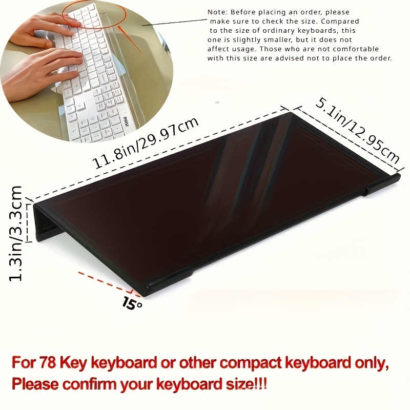 Dudukan keyboard akrilik, peng - Desk Setup Design ulasan dan harga