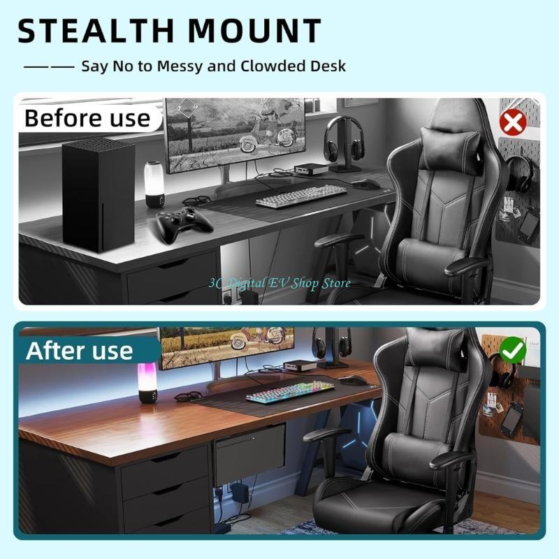 E74D Penyangga Braket Penyimpa - Gaming Desk Setup Xbox ulasan dan harga