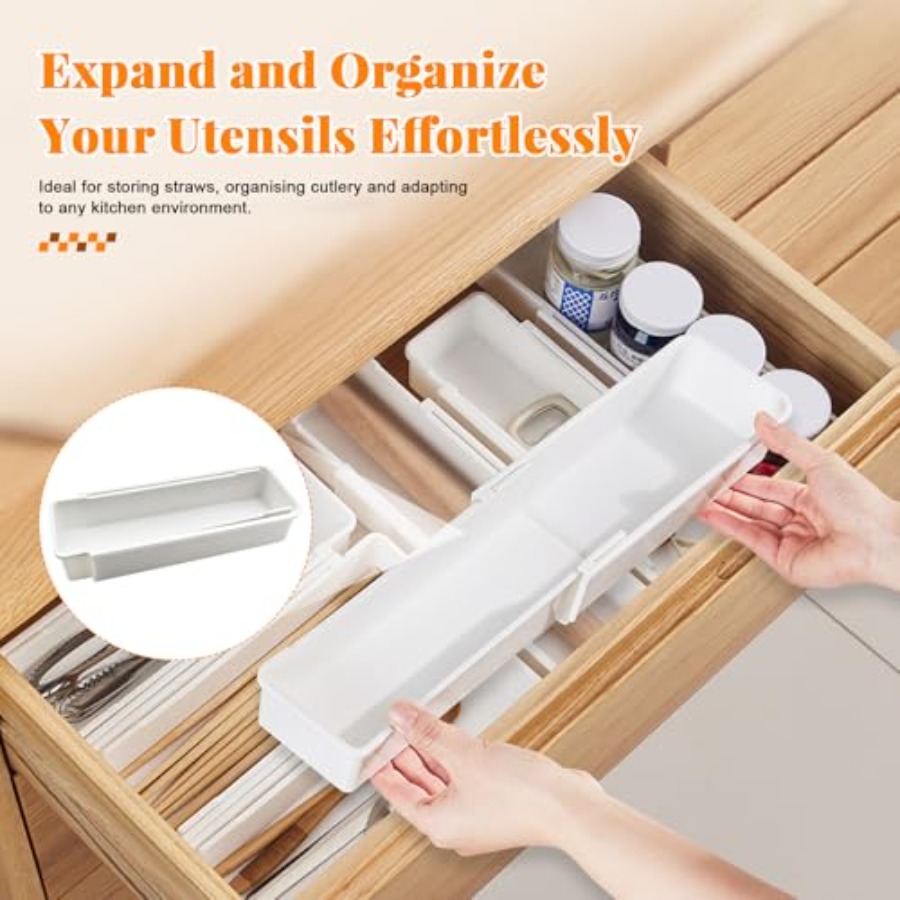 Organizer Laci yang Dapat Dipe - Drawer Organizer Bamboo ulasan dan harga