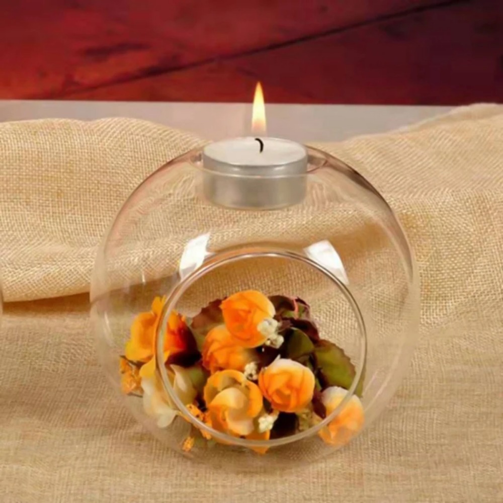 6/12 Buah Tempat Lilin Kaca Bu - Desk Setup Lamp ulasan dan harga