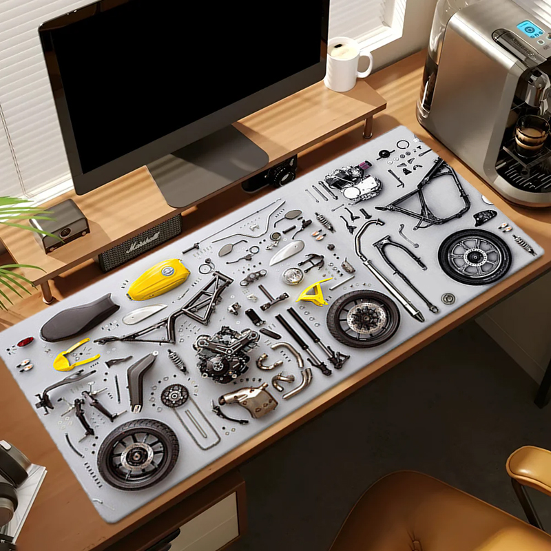 Diagram Pembongkaran Alas Mous - Rubber Mat Desk ulasan dan harga