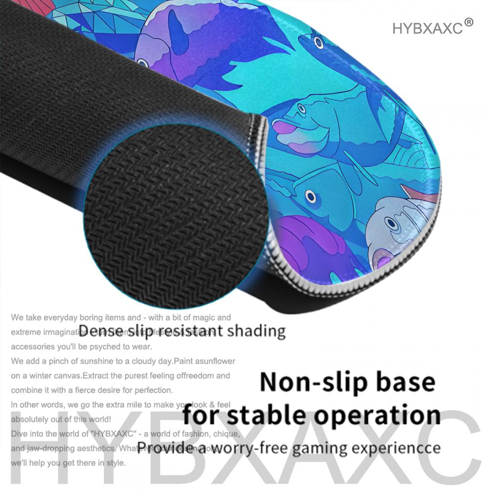 Alas Mouse HYBXAXC Motif Ikan  - Desk Setup Blue ulasan dan harga