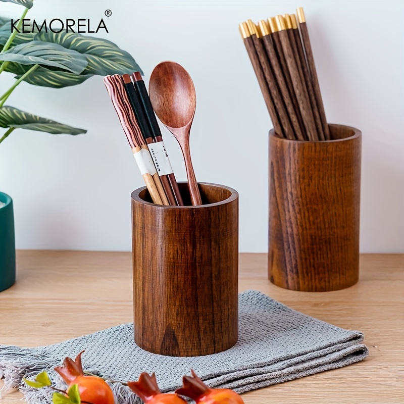 1 Buah Tempat Sumpit Kayu - Or - Drawer Organizer Bamboo ulasan dan harga
