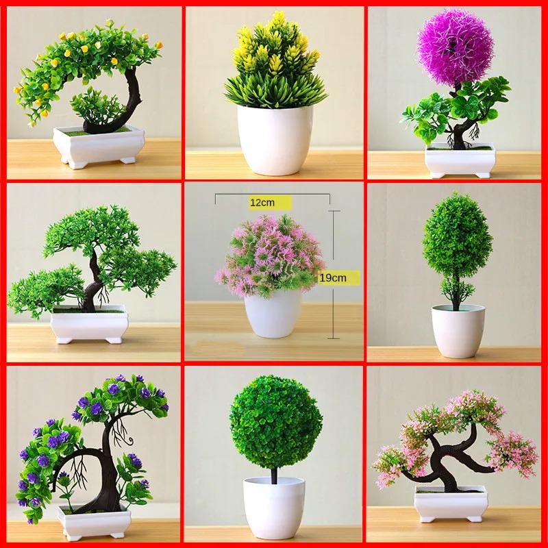 Tanaman Pohon Kecil Buatan dal - Desk Setup Plants ulasan dan harga