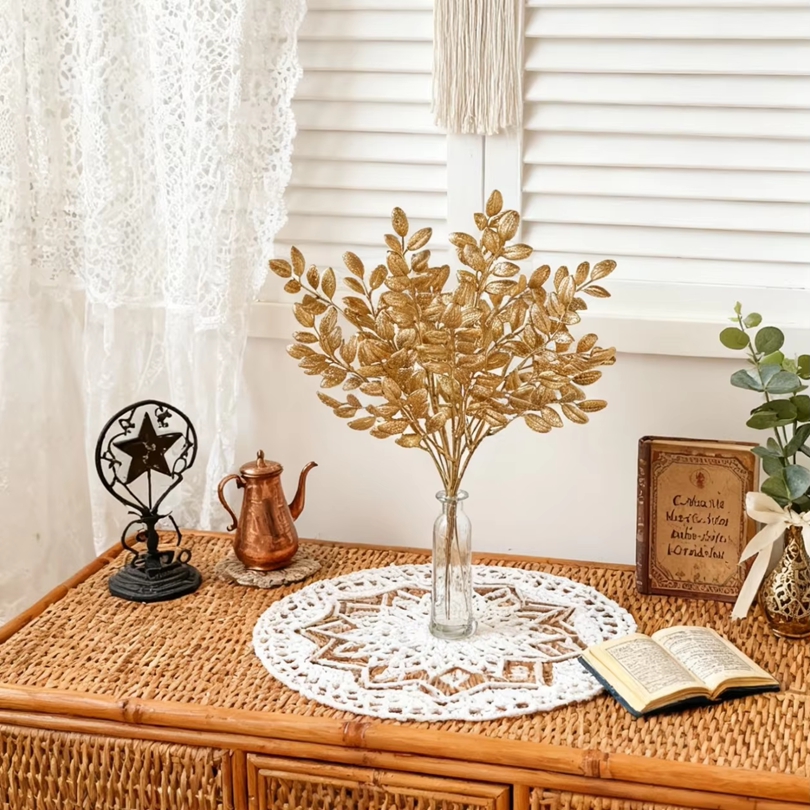 10 Buah Tanaman Buatan Daun Em - Desk Setup Plants ulasan dan harga