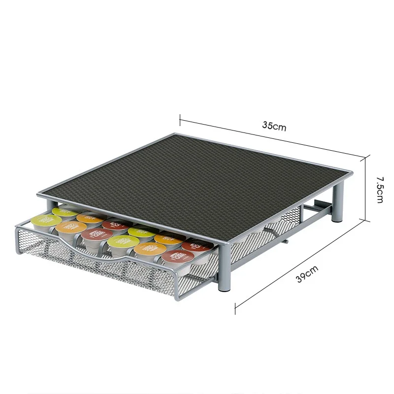Rak Penyimpanan Kopi Model Lac - Drawer Organizer Bamboo ulasan dan harga