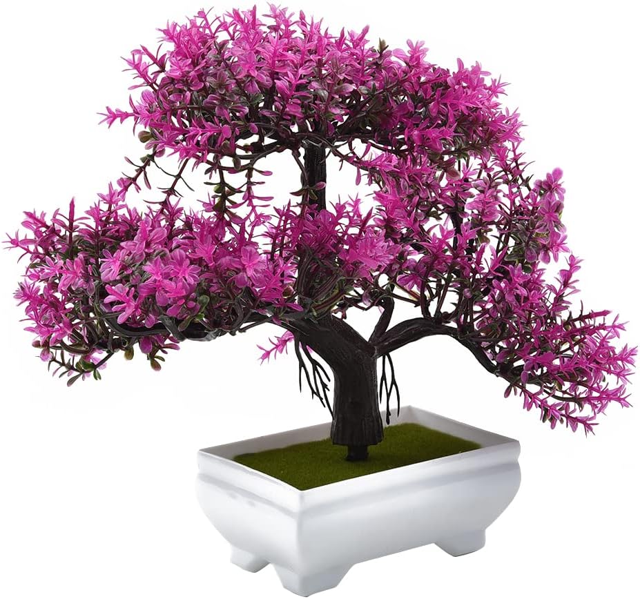 Tanaman Bonsai buatan, ornamen - Desk Setup Plants ulasan dan harga