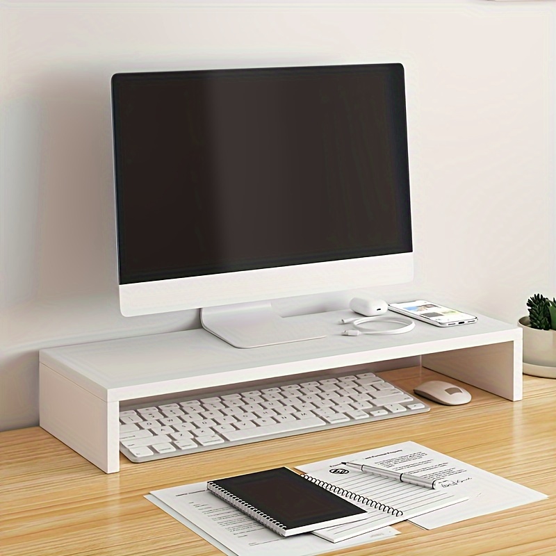 Dudukan Monitor Kayu Luas Meng - Monitor Riser Wood ulasan dan harga