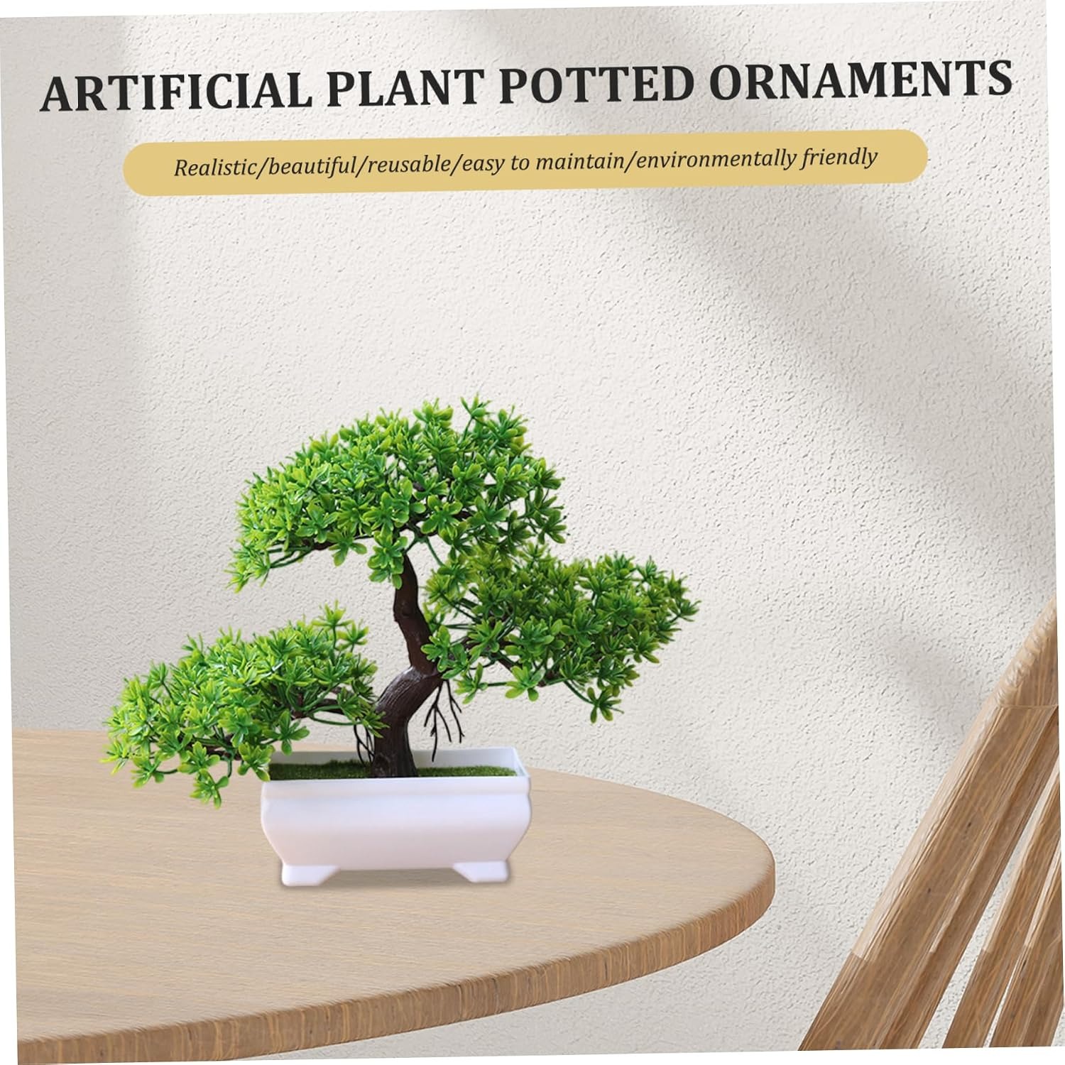 1/2 Buah Pohon Bonsai Buatan S - Desk Setup Plants ulasan dan harga